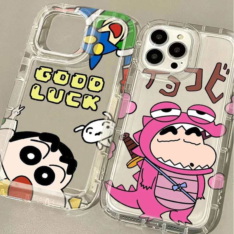 Animazione C-Crayon S-ShinChan Custodia per Samsung Galaxy A05 A05S A53 A34 A24 A14 A13 A23 A33 A73 A32 A52 A52S A72 Cover posteriore morbida