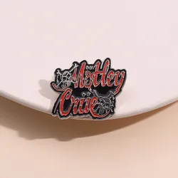 New English Trendy Metal Rock Band Souvenirs Badges Music Accessories Needles Gifts Wholesale