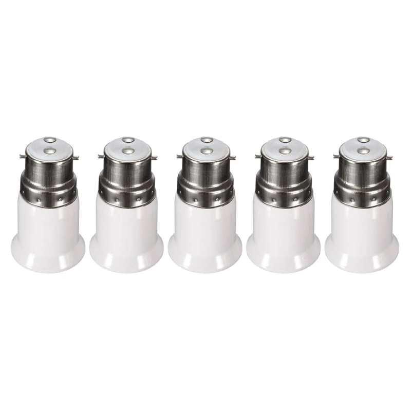 1 Set B22 a E27 Convertitore da baionetta a vite Adattatore base lampada Drosphip