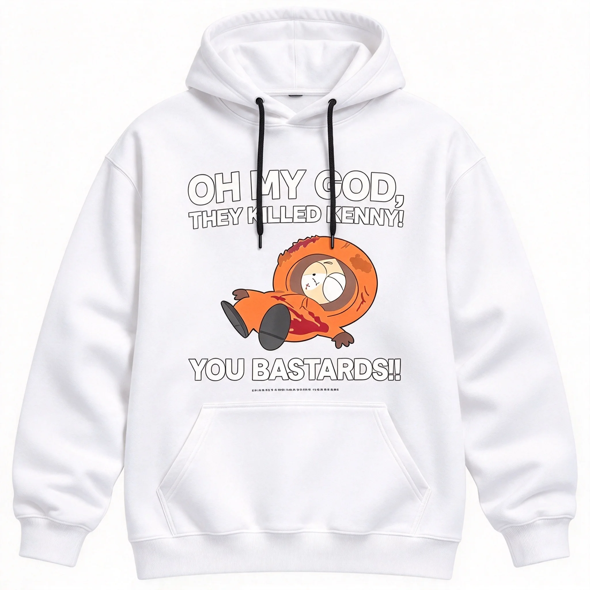 South Park Oh My God They Killed Kenny! Graphic T-Shirt Cotton Men Women Streetwear Tee