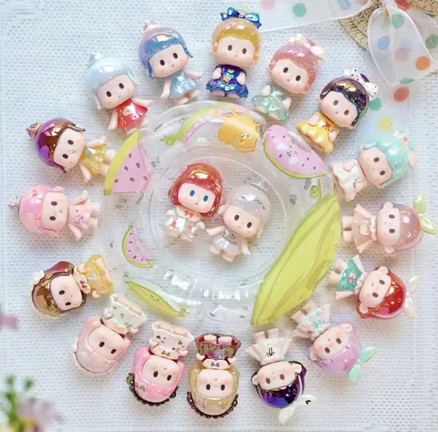 Bu Er Princess Mystery Box Escape Series Mini Figure Electroplated Limited Edition Trendy Toy Desktop Ornament Cute Collectible