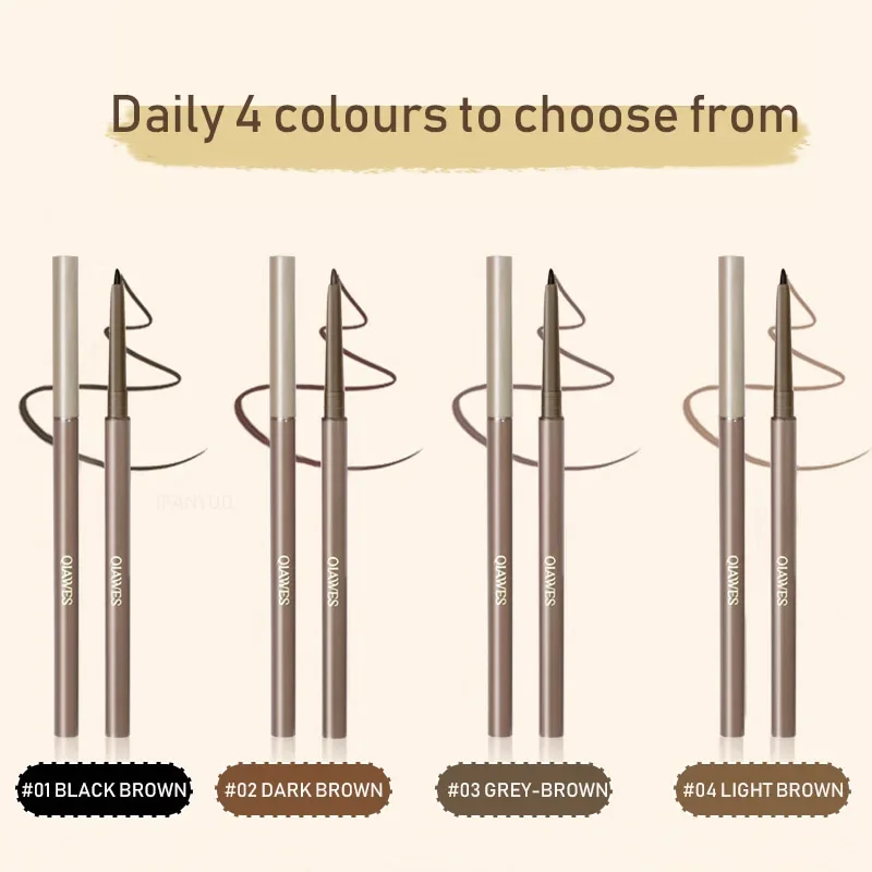 2in1 كحل الكذب دودة القز هلام القلم دائم مقاوم للماء غير لطخة كحل التجفيف السريع الكذب دودة القز هلام قلم رصاص للمبتدئين #5