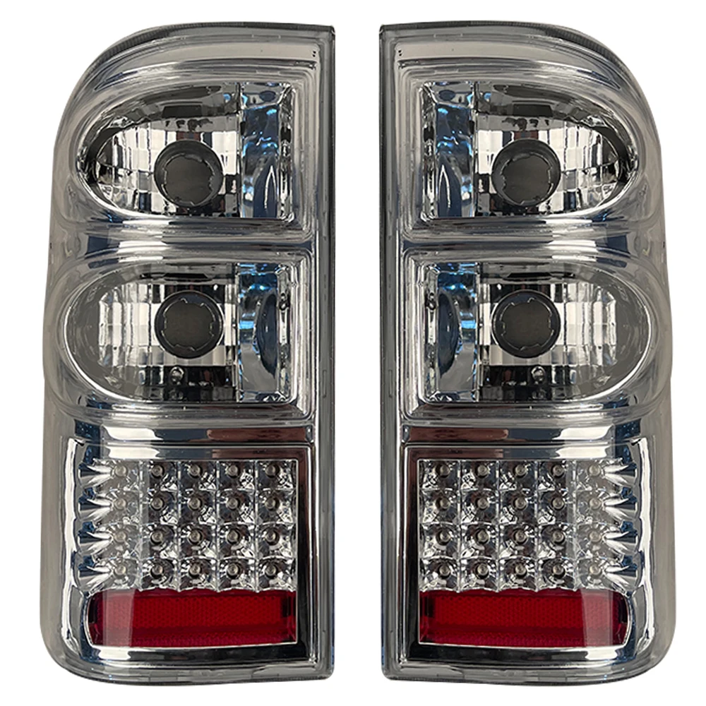 A Pair Car LED Brake Lights For Nissan Safari Patrol Y61 Modified Automobile Taillights Turn Signals 1998 To 2002  White