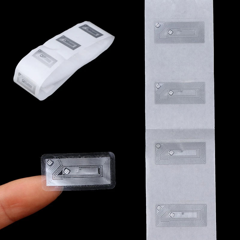 10Pcs 13.56MHZ PE Universal NTAG213 NFC Sticker Self-adhesive RFID Programmer Chip ISO 14443A