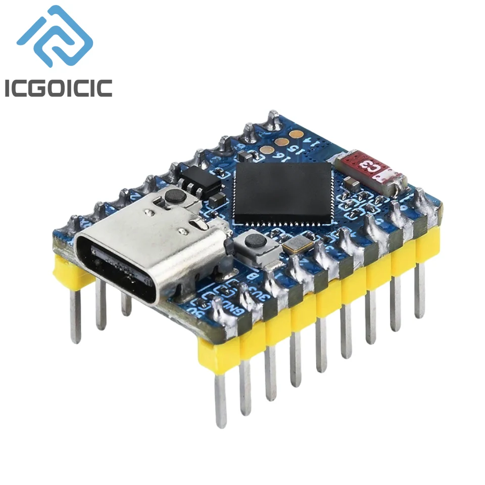 WiFi BT 5 Module for ESP32-S3 Mini, S3FH4R2 Dual-core Wireless MCU, Development Board for IoT Projects