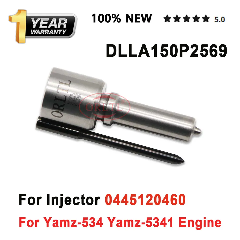 

DLLA150P2569 DLLA 150P 2569 Diesel Injection Nozzle DLLA 150 P 2569 0433172569 for 0445120460 Diesel Injector for Yamz-534