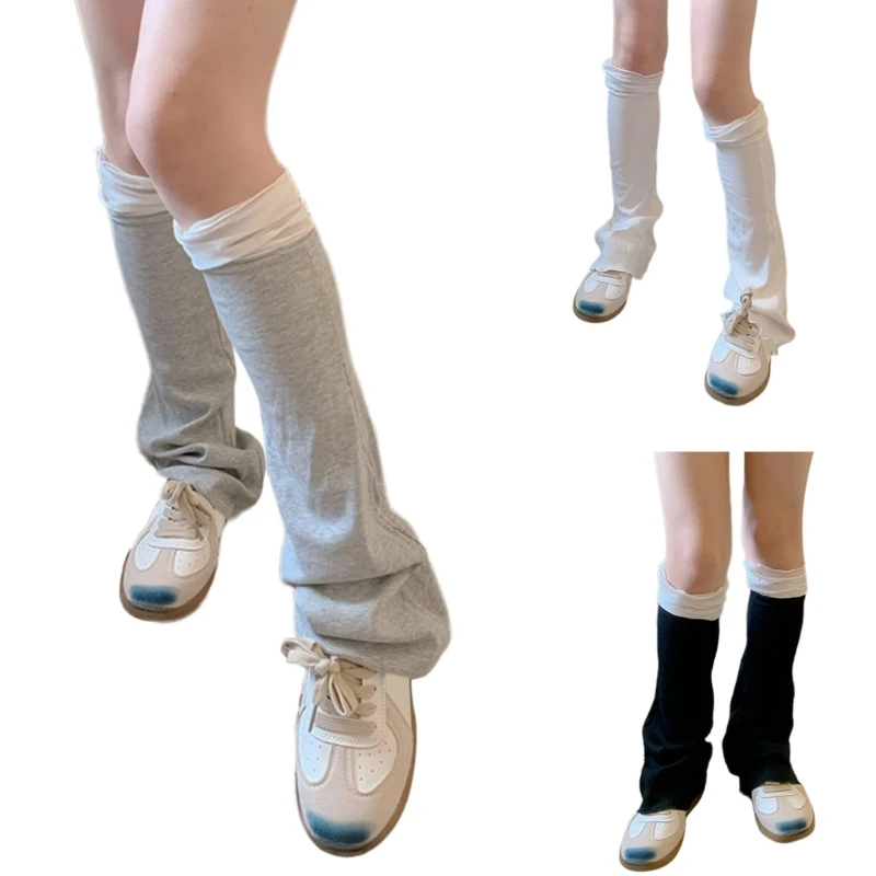 Women's Leg Warmer Japanese Harajuku Leg Sleeves Summer Thin Long Knee Highs Socks Baggy Cuffs Leg Cover Boot Socks