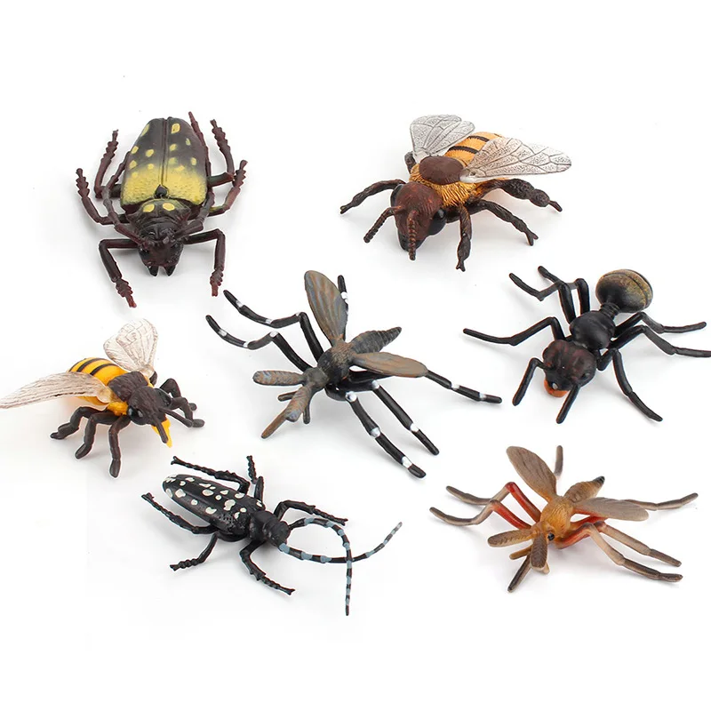 Simulation Miniature Insect Model Action Figures Mosquitoes Bees Crickets Ants Decoration Children's Cognition Educational Toys