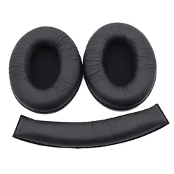 Comfortable Earpads for Head Beams forSennheiser HD202 HD21 Headset Earmuffs Memory Foam Cover Headphone Ear Pad