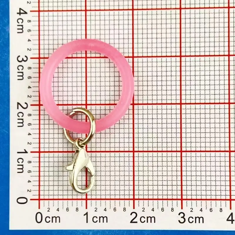 10 Stück O-förmige Silikon-Schlüsselringe, flexible Gummi-O-Ringe, Schlüsselanhänger-Verbinder, DIY-Schmuck, Taschenanhänger, kleine Accessoires – Detail 11