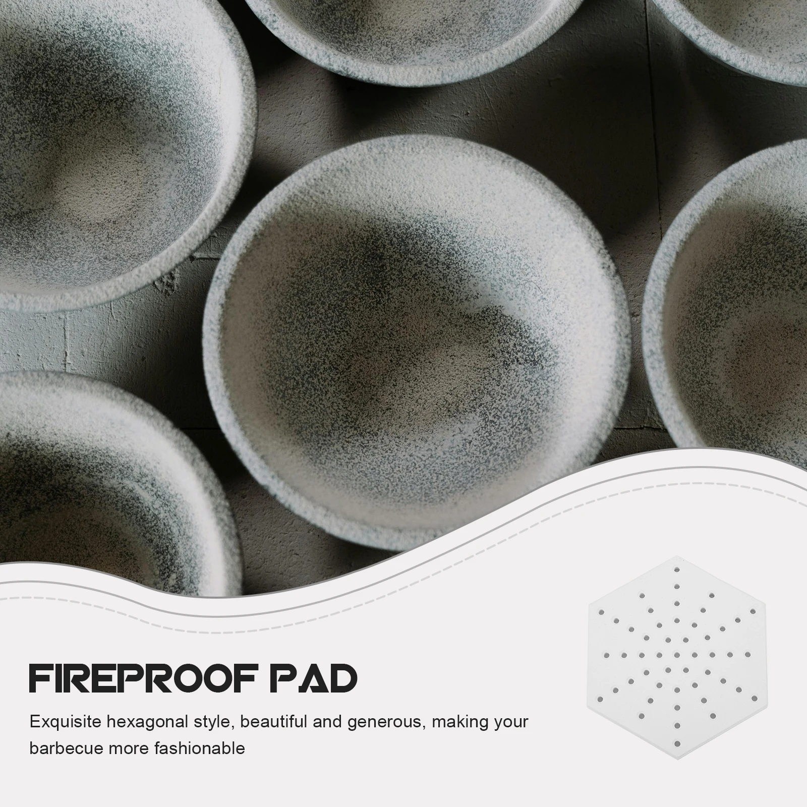 

Extra Thick Reusable Ceramic Refractory Support Mat High Temperature Resistant Tool Durable Pottery Firing Mat For Diy Clay