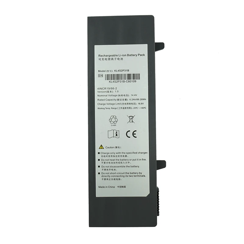 for 14.4V 6200mAh Li-Ion Replacement KL4S2P31B 41CR18/65-2 Medical Battery for So noSca pe E2 E3 E1 Exp X1 X5 Ultrasound System