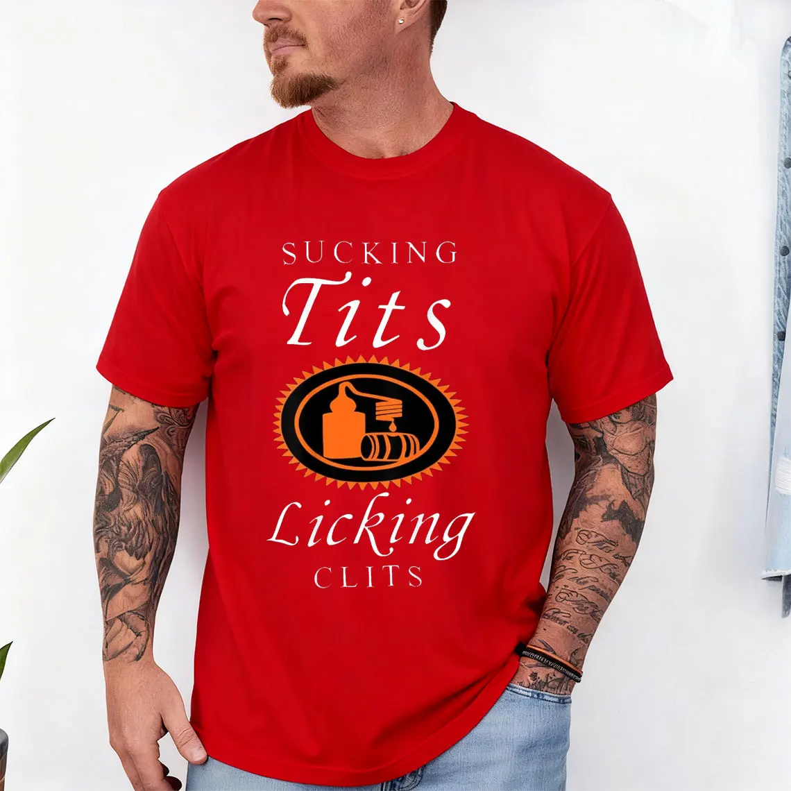 

Sucking Tits Licking Clitss Funny Adult Joke Saying Quote Unisex Cotton T-Shirt All Seasons Casual Fashion Soft Comfortable Tops