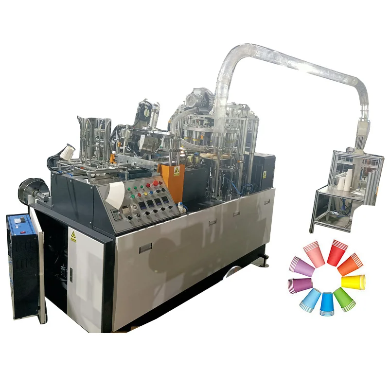 YG China Automatic Double Wall Paper Coffee Cup Making Machine Multifunctional Milk Paper Cup 3D Shaping Forming Production Line