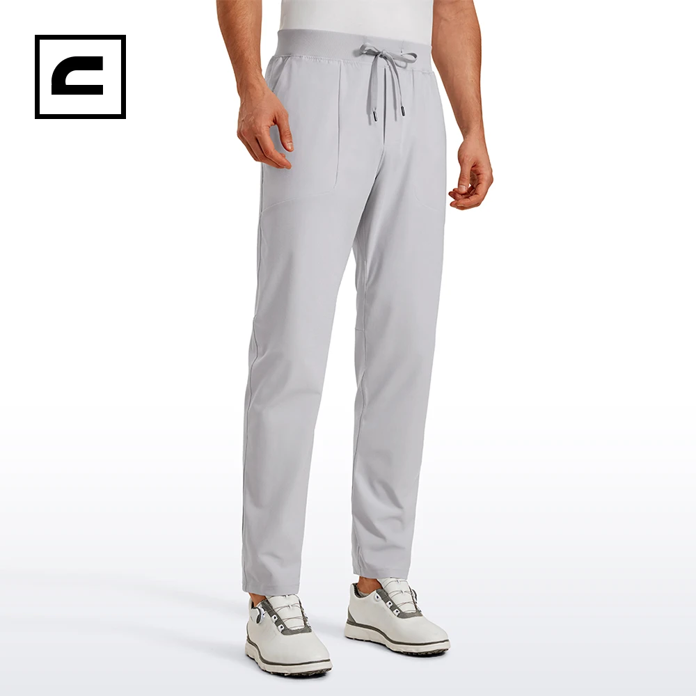 CRZ YOGA All Day Comfy Golf Pants for Men 31'' Quick Dry Lightweight Work Casual Pants with Pockets