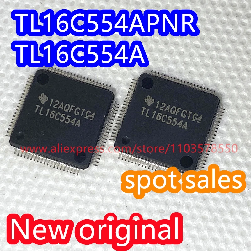 5PCS   100%  New original TL16C554APNR TL16C554APN packaged QFP-80 communication controller chip TL16C554A