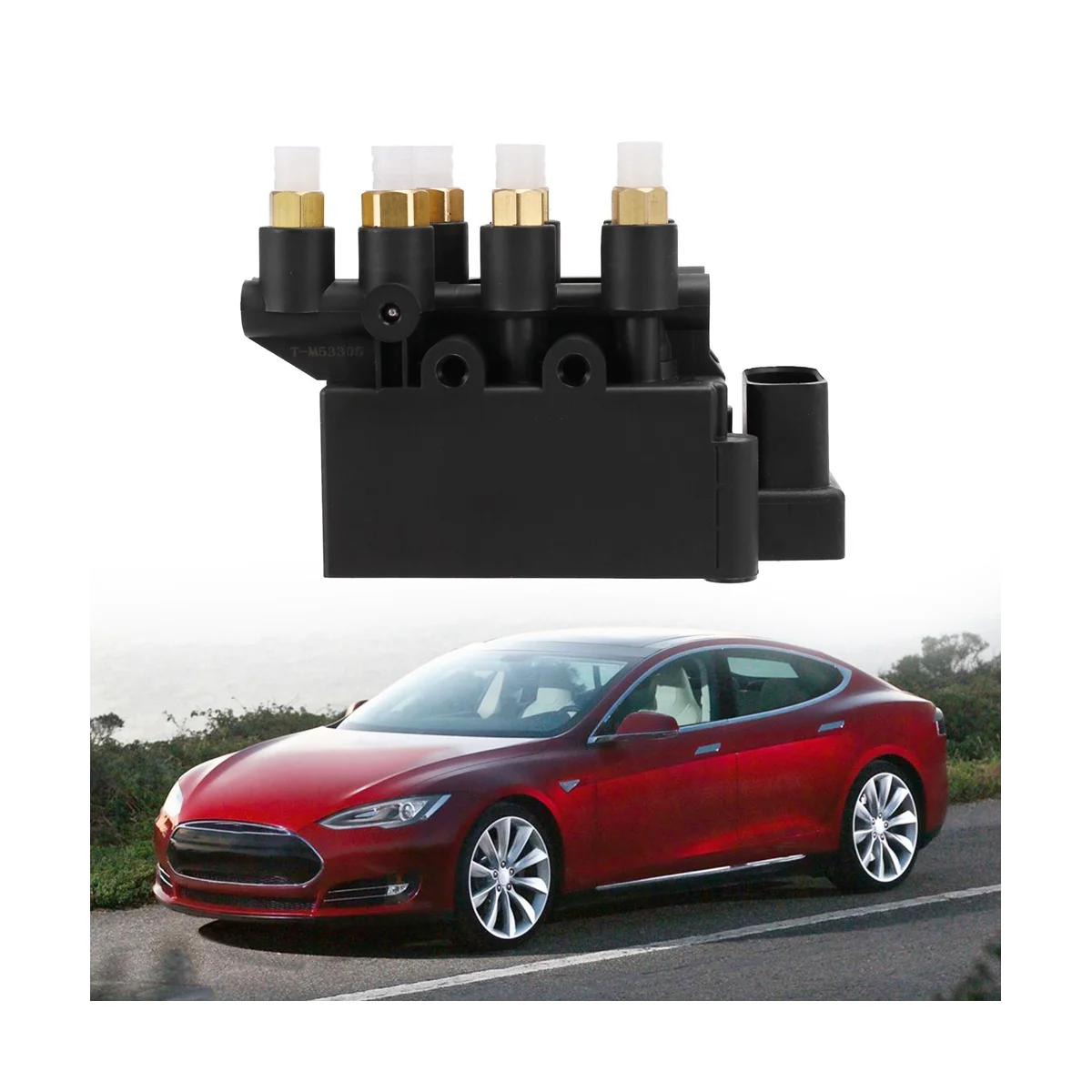 Air Suspension Solenoid / Valve for TESLA MODEL S 2013-2019 MODEL X 15-21 Air Distribution Valve 102791900B 1027919-00-B