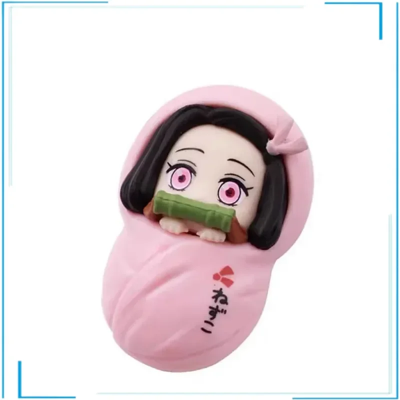 

BANDAI Gashapon Demon Slayer Baby Swaddling Clothes Kamado Nezuko Agatsuma Zenitsu Keepsake Action Figure Model Toys