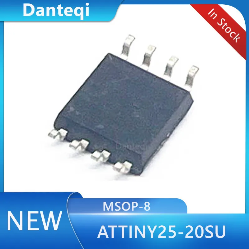 10pcs/lots ATTINY25-20SU ATTINY25 MSOP-8 IC In stock