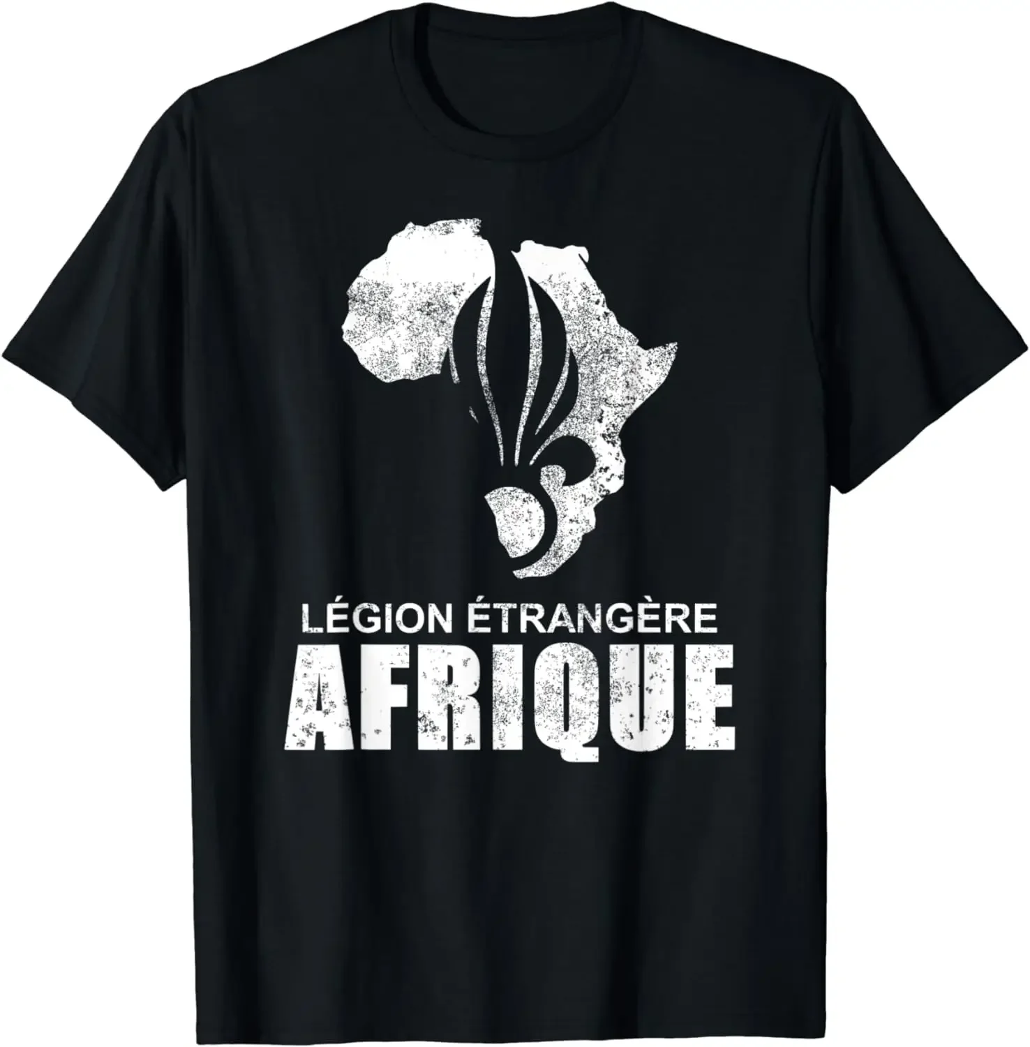 Légion Étrangère Française - Légion Etrangere Afrique Men T-Shirt Short Sleeve Casual 100% Cotton T Shirts