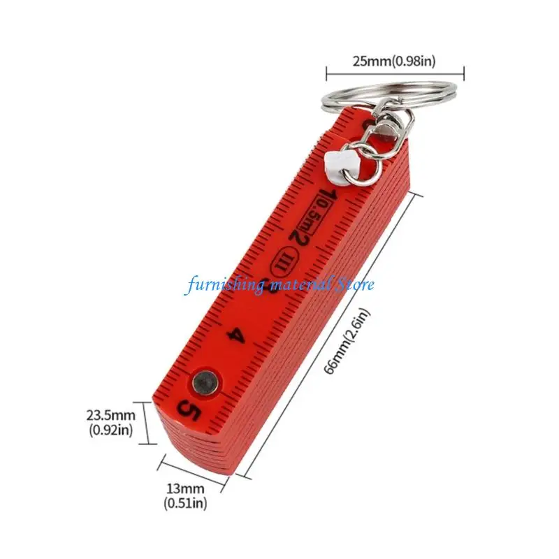 y5gd توفير المساحة أداة قياس حجم المسطرة البلاستيكية قابلة للطي