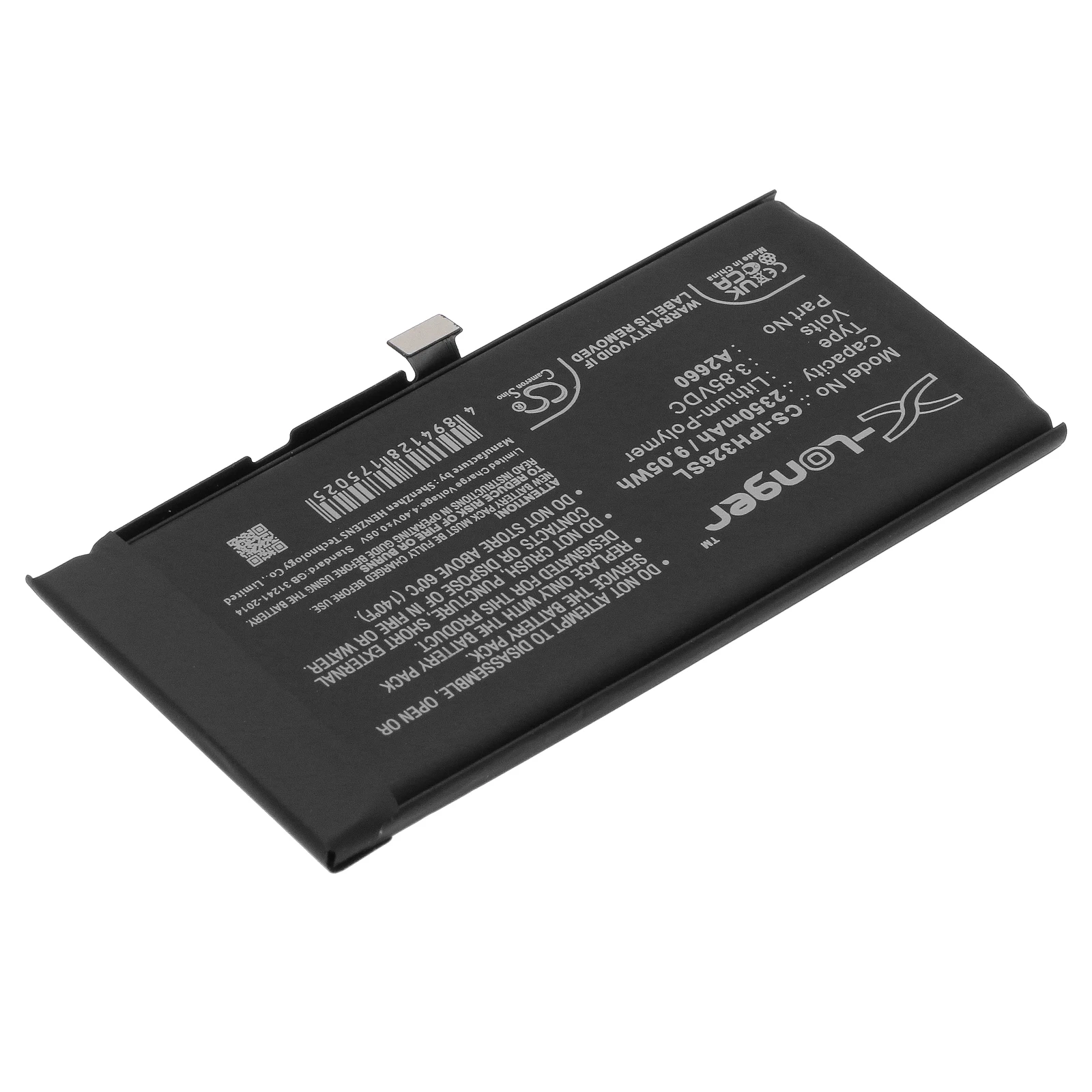 2350mAh Mobile phone battery for Apple iPhone 13 Mini iPhone 13 mini 5G A2630 A2660 3.85V Li-Polymer Digital Battery