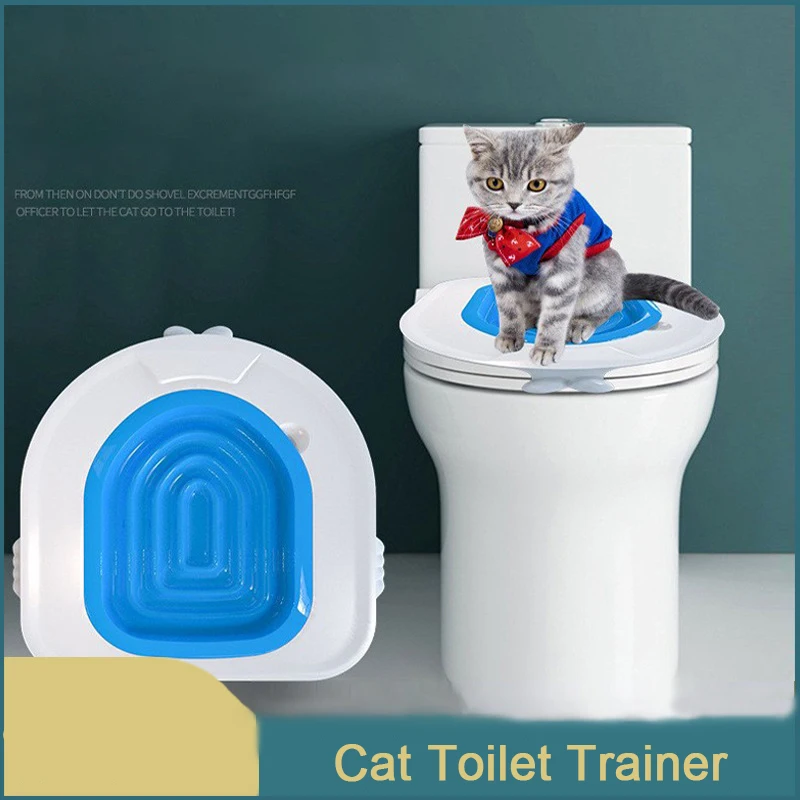 Cat Toilet Trainer Kitten Big Cat Toilet Training Tools 4 Rings Steps Trainer Instead of Cat Litter Basin