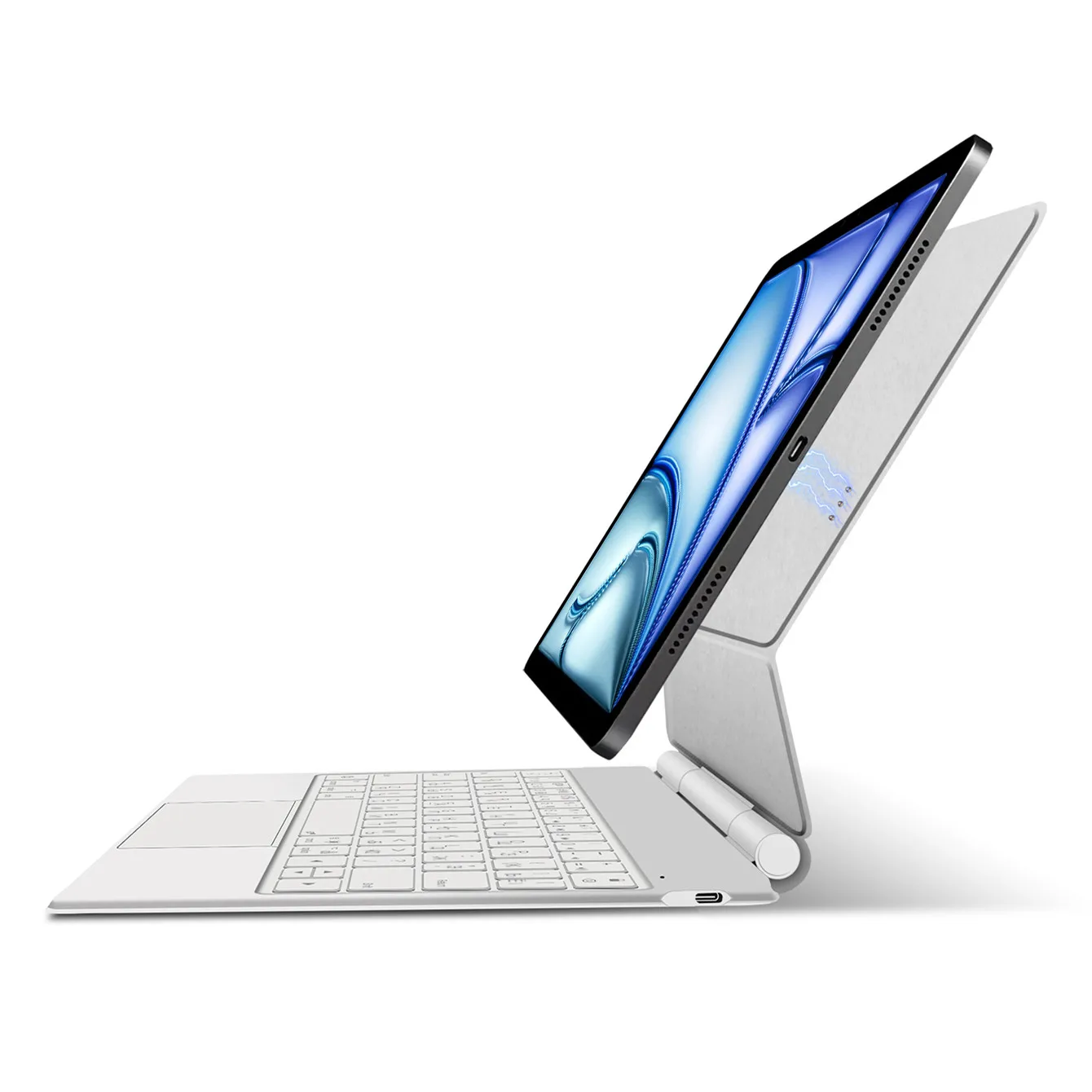 Magic Keyboard Case for iPad Air 11 2025 M3 Air 11 M2 Air 4/5/6 10.9 Pro 11