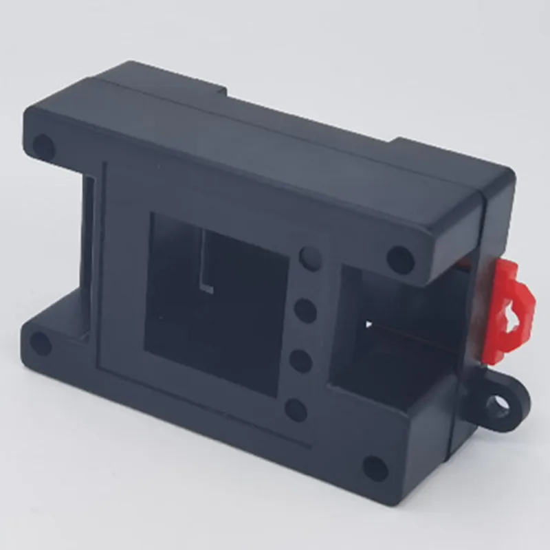 82x50x32mm Plastic PLC Industrial Control Case Power Supply Housing Rail Type Instrument Junction Box 3-49-2 ABS Project Box