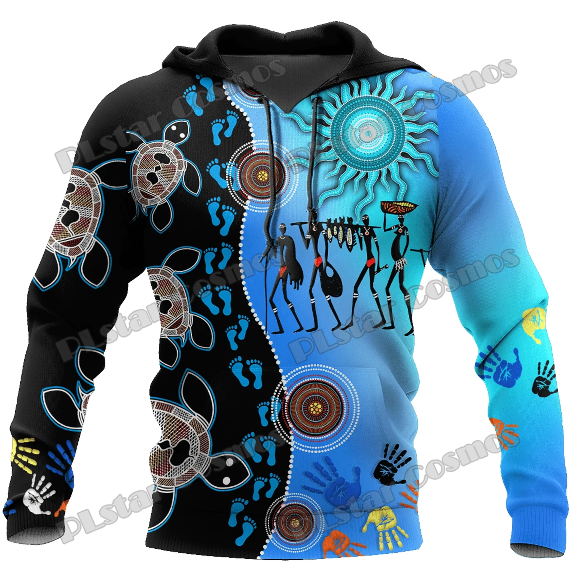 Aboriginal Australia Hunting Indigenous 3D Printed Fashion Men's Hoodies Autumn Streetwear Unisex Casual Hooded Pullover TD217