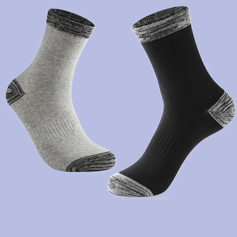 5/10 Pairs Men's Socks Hot Selling Factory Middle Tube Sports Socks Foreign Trade New Socks Sweat-absorbent Basketball Socks