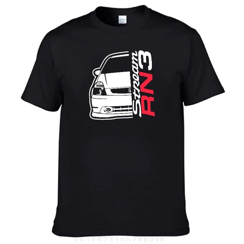 Maglietta estiva alla moda  Cotton  Tee Top 2025 maglietta classica giapponese con ventagli per auto Stream RN3
