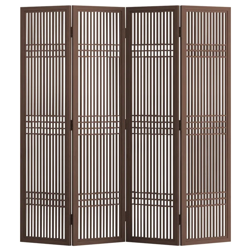 Biombo chino nuevo para sala de estar, biombo plegable moderno y sencillo, biombo zen plegable para oficina, biombo antiguo de madera maciza para salón de té