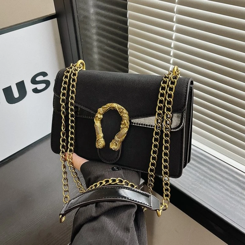 

High-end style 2025 new women's bag, fashionable chain crossbody bag, versatile and niche single-shoulder Dionyx bag