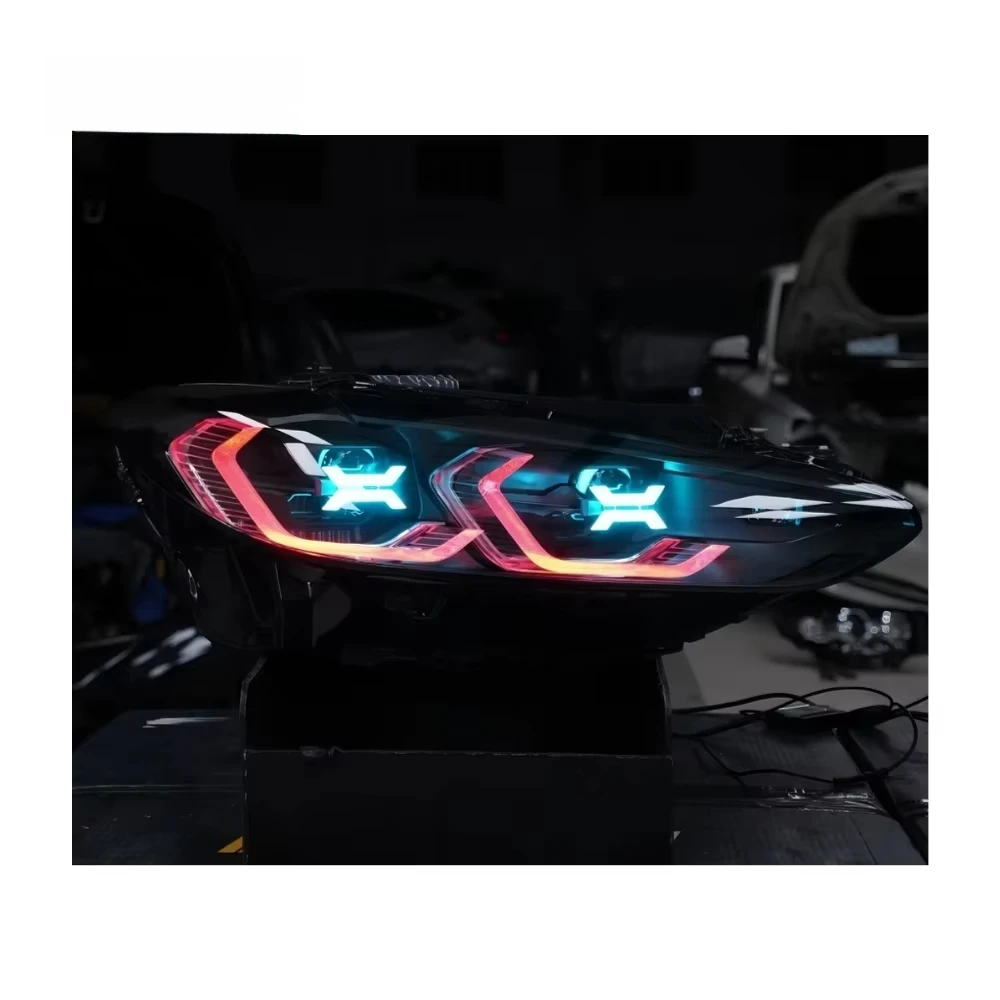 HETOP G80 Headlights M3 M4 G82 RGB OSS Style Customized Version Dual DRL Upgrade LED Head Lamp Projector Headlamps for