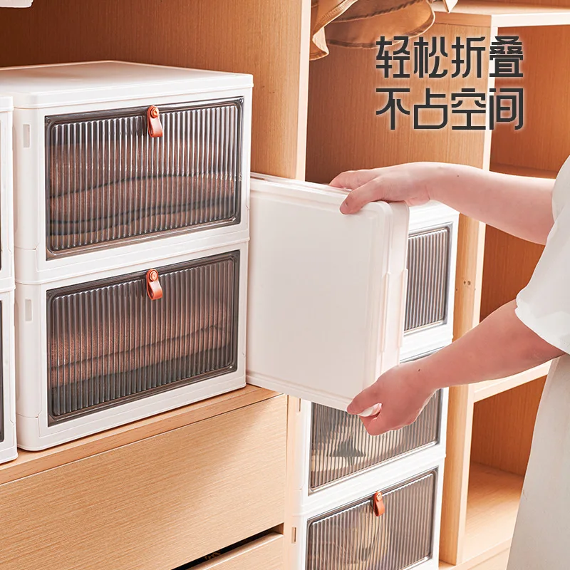 Multi functional household foldable storage cabinet, toys, snacks, books, organizing storage cabinet