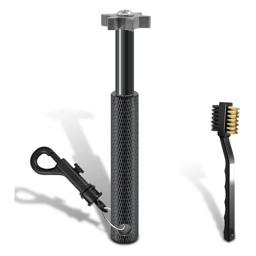 1 مجموعة نادي الأخدود مبراة أداة دائم المضادة للتآكل مسدس إعادة الحز المحمولة سهلة حمل تنظيف الملحقات #3