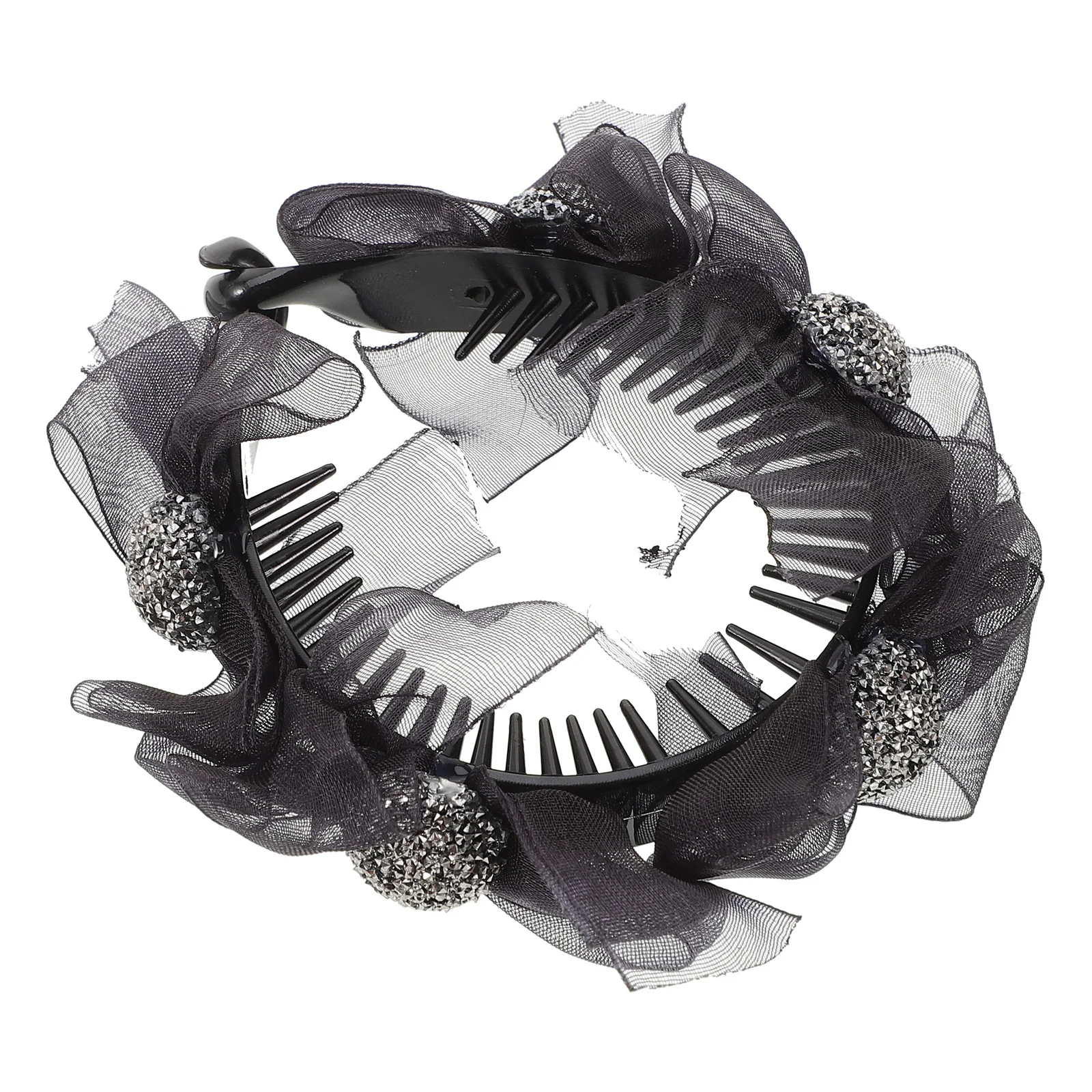 

Tulle Headband Bow Clip Large Clips Women Fine Thick Claw Clip For Teen Hair Claw Clips For Thin Hair