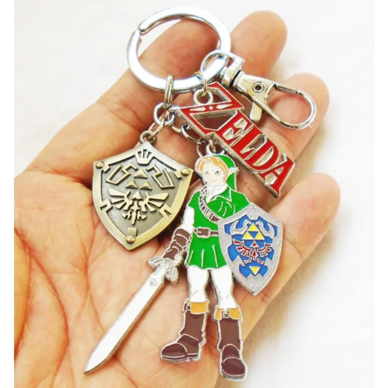 The Legend of Zelda: Breath of The Wild Link Keychain Pendant Accessories Anime Peripheral Buckle