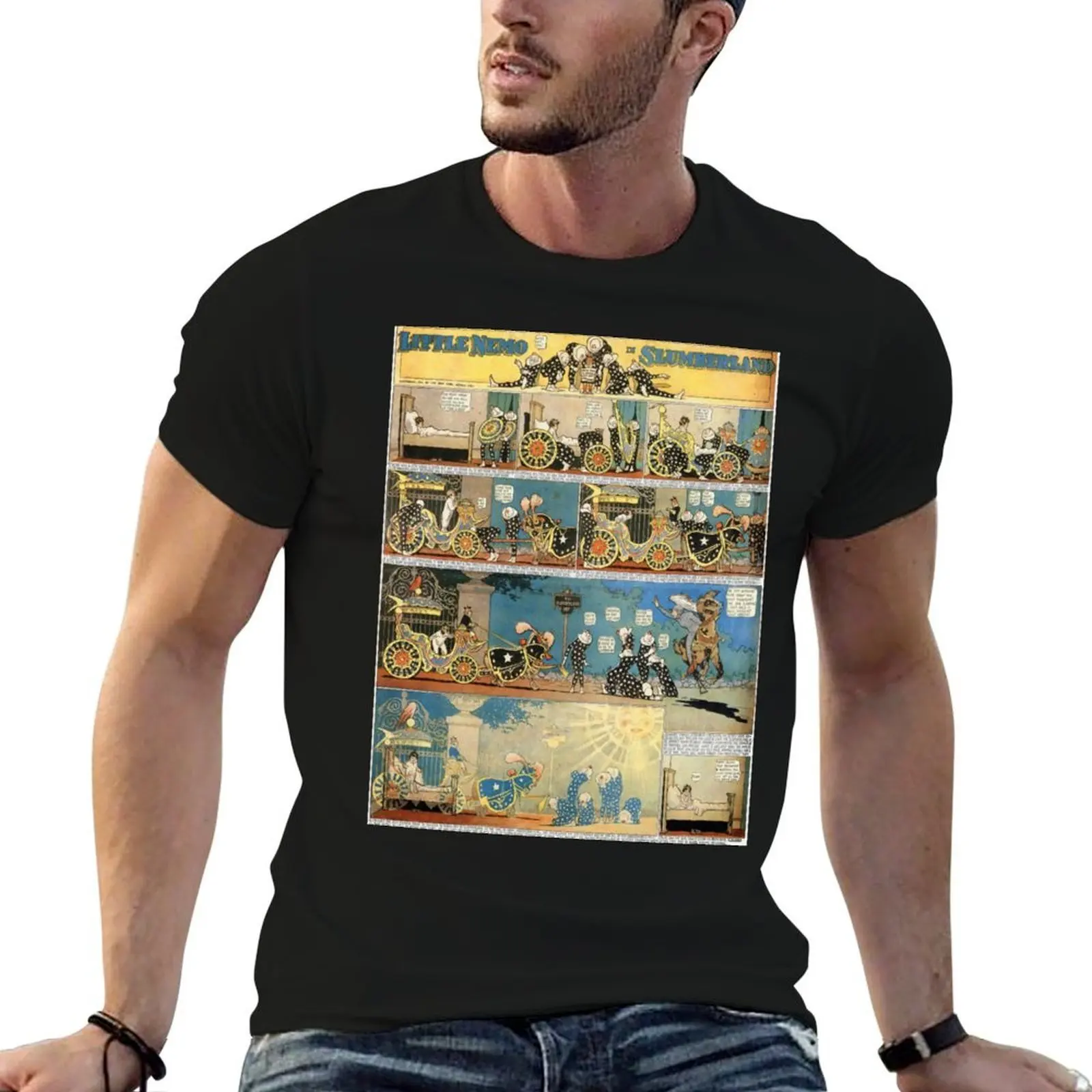 

Little Nemo in Slumberland T-Shirt man t shirt heavy cotton t shirts for man cotton funny T-Shirt