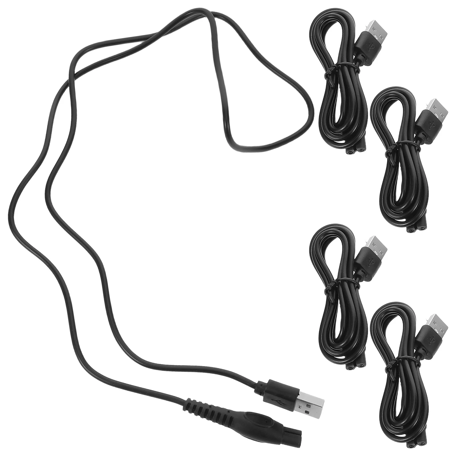 

5Pcs USB Charging Cable Trimmer Power Adapter Compatible Shaver Models S1113 S1213 5831 Pq888 Fast Charging Portable