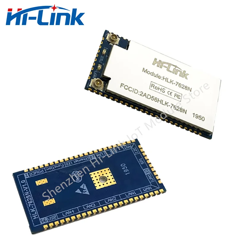 Free Shipping MT7628 Wireless HiLink Wifi Router Module Supports Openwrt Linux Gateway Test Board HLK-7628N 128MB RAM/32MB Flash