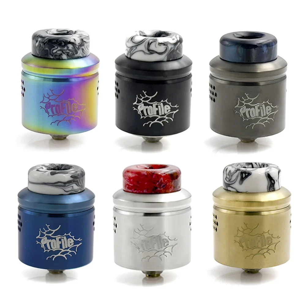 AosVape Profile RDA Atomizer Mesh Coil Single Wire Coil 24mm Tank 810 Dripping Squonk Mod Mechmod Mod