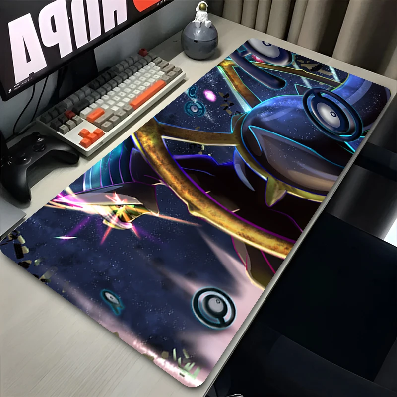 Anime Mouse Pad PC Gaming Accessories Gamer Cabinet Mousepad XXL P-pokemon Arceus Keyboard Rug Office Laptop Rubber Desk Mat view 5
