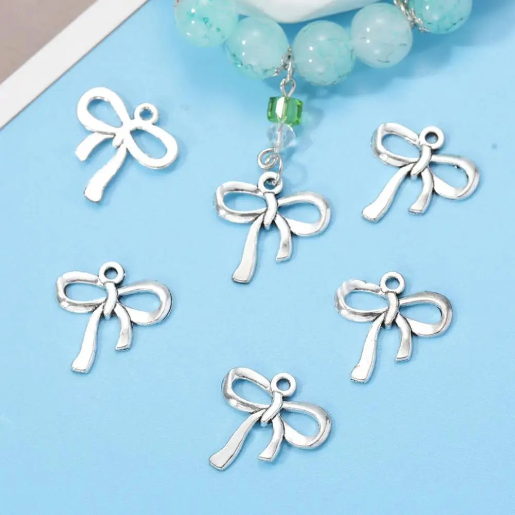

00Pcs Mini Alloy Bow Charms Bulk for DIY Jewelry Making Bowknot Keychain Earring Bracelet Craft Supplies