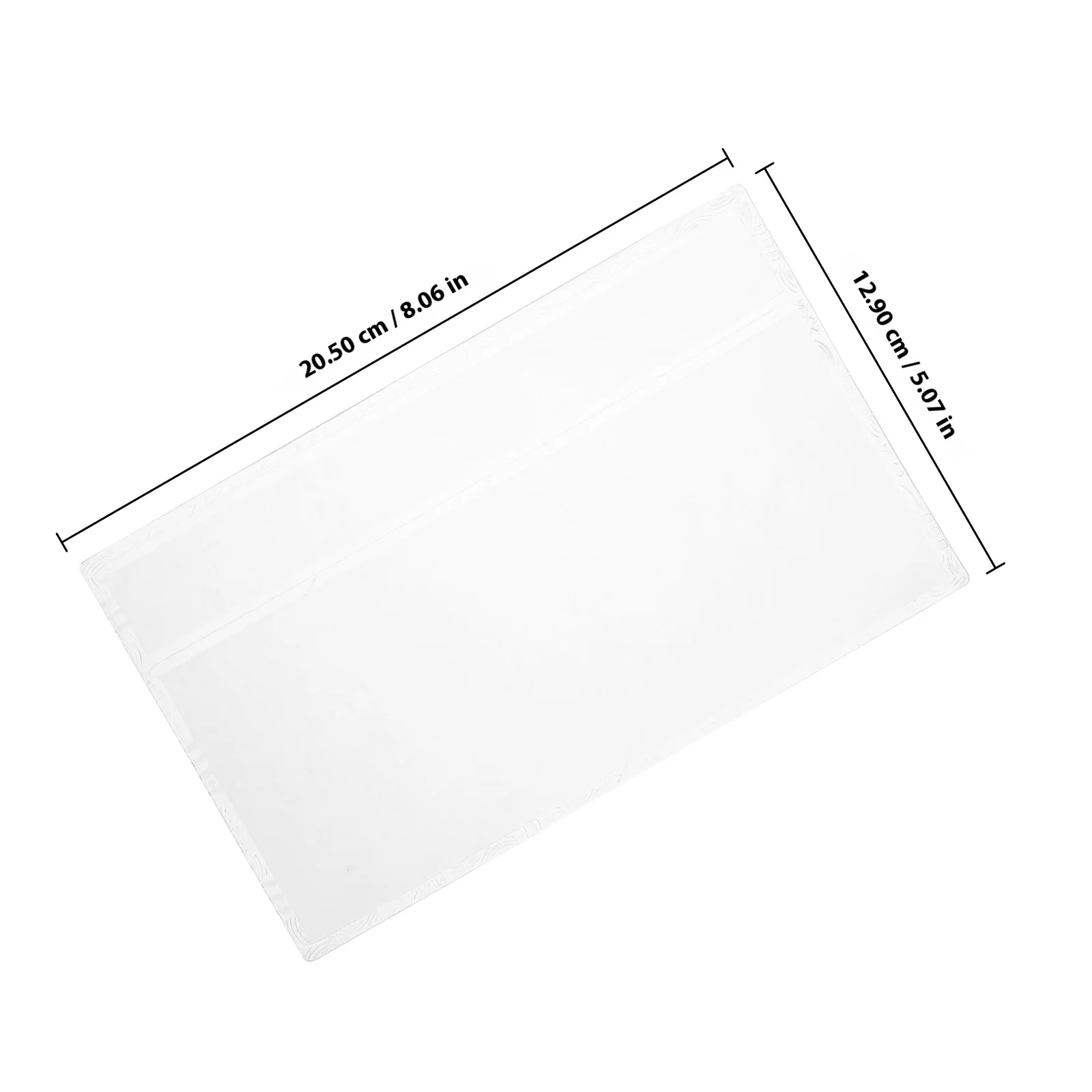 5 supporti per buste rigide per valuta, display per soldi in carta trasparente, buste protettive per monete