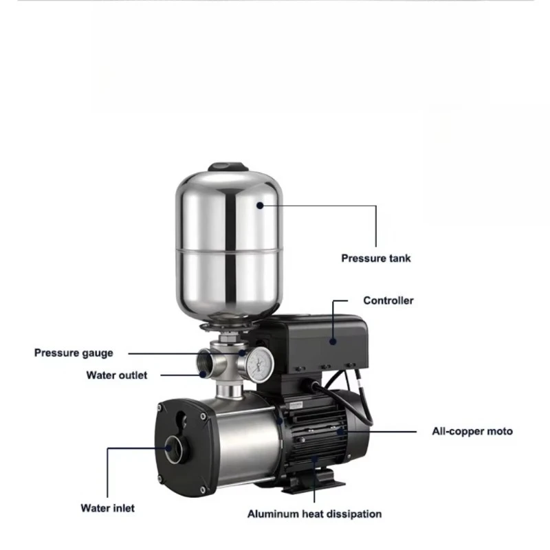 Stainless steel high-pressure hot water circulation pump, suitable for greenhouse planting, farm heating