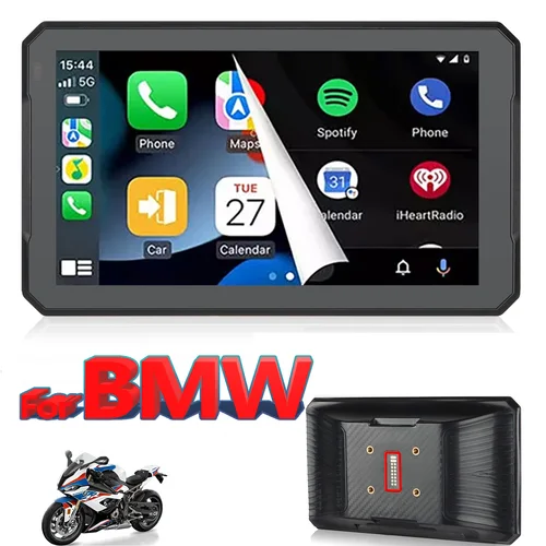 Android Auto para BMW motocicleta Carplay M1000 XR R1200GS R1250GS S1000XR S1000RR R1300GS navegación inalámbrica 7 pulgadas