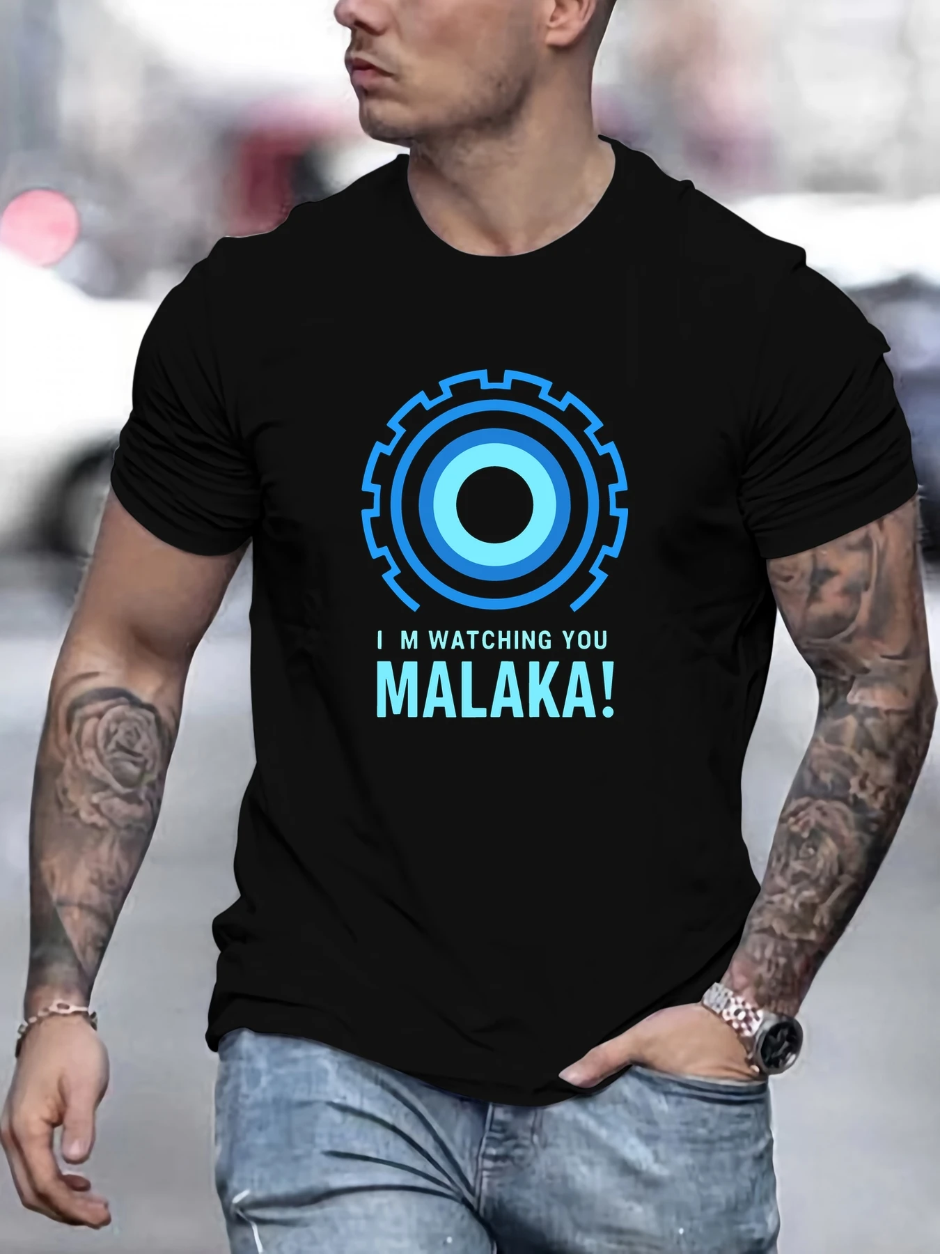 

T Shirt for Man 100% Cotton Summer Round Neck Short Sleeve Graphic Print Breathable Streetwear Fashion Leisure Cool T-shirt