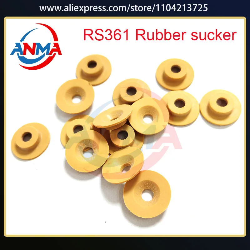 

10 мешков желтая резиновая присоска Ryobi RS361 для деталей печатной машины Ryobi, присоска 16X4X4,5 мм